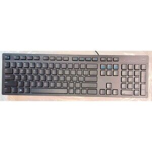 Dell (Two Keyboards) Multimedia Slim Keyboard KB216t, wired USB, New